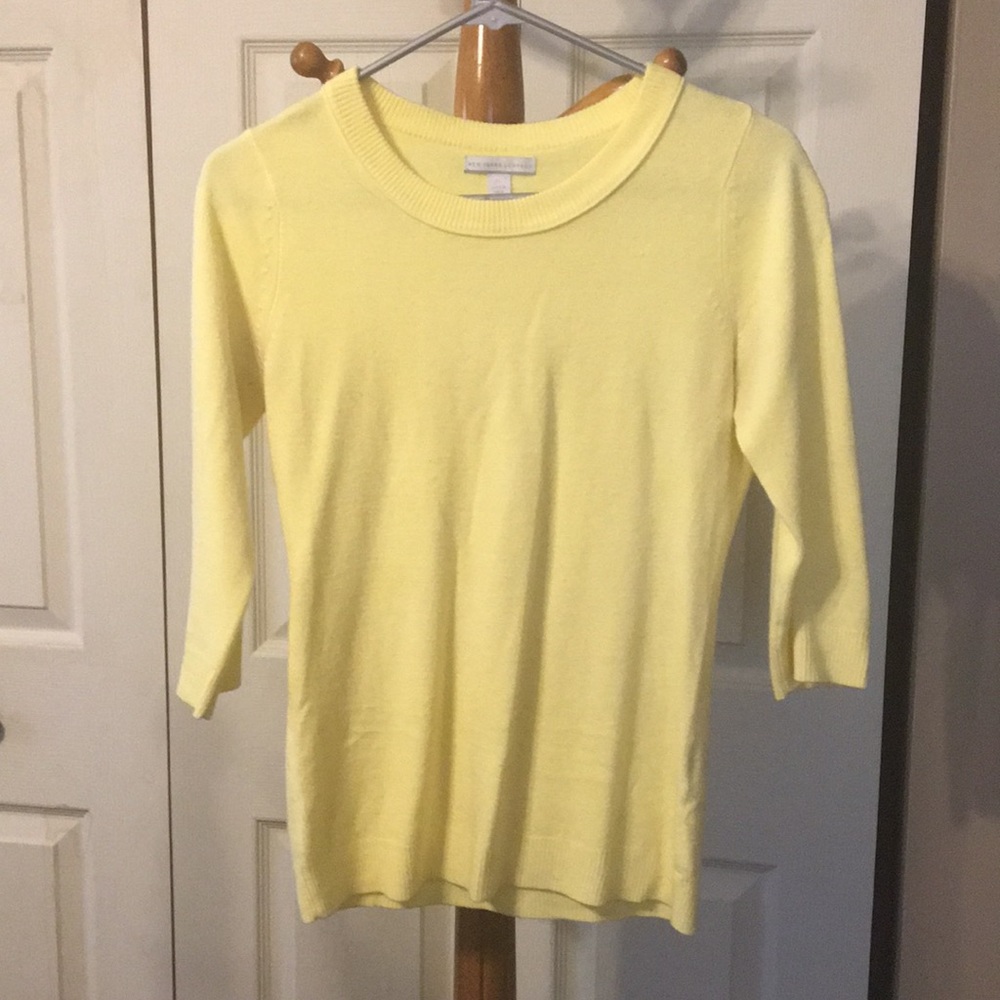 Yellow sweater